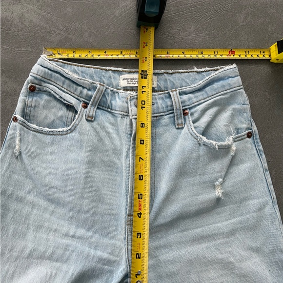 Abercrombie & Fitch Sky Blue Straight Jeans - Picture 6 of 7